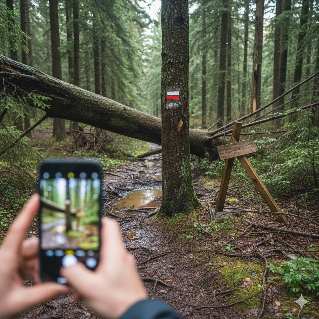 Déclarer un incident sur un sentier du club Vosgien